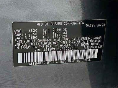 2024 Subaru Legacy Limited