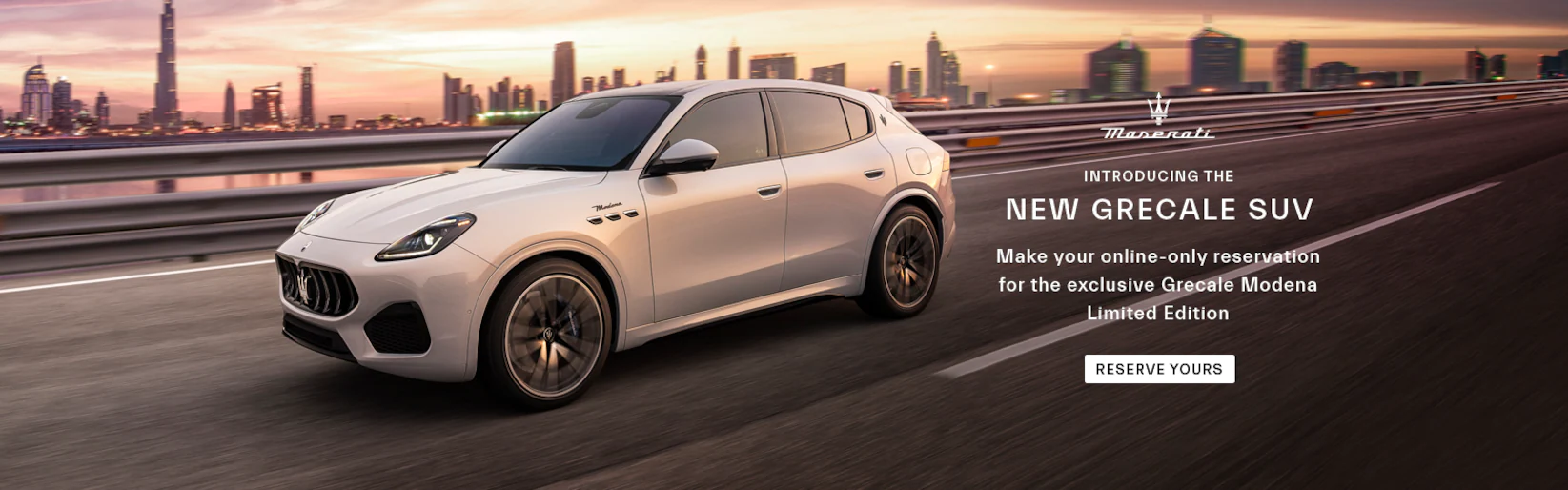 Reserve the all new Maserati Grecale in Atlanta, GA