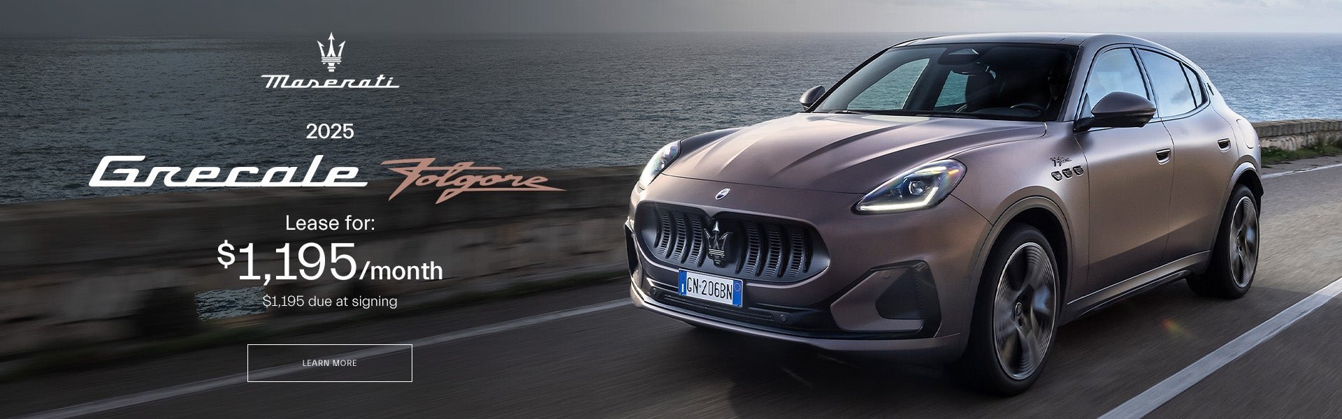 2025 Maserati Greycale Folgore Lease Offer