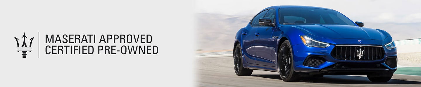 Maserati Approved Certified Pre-Owned